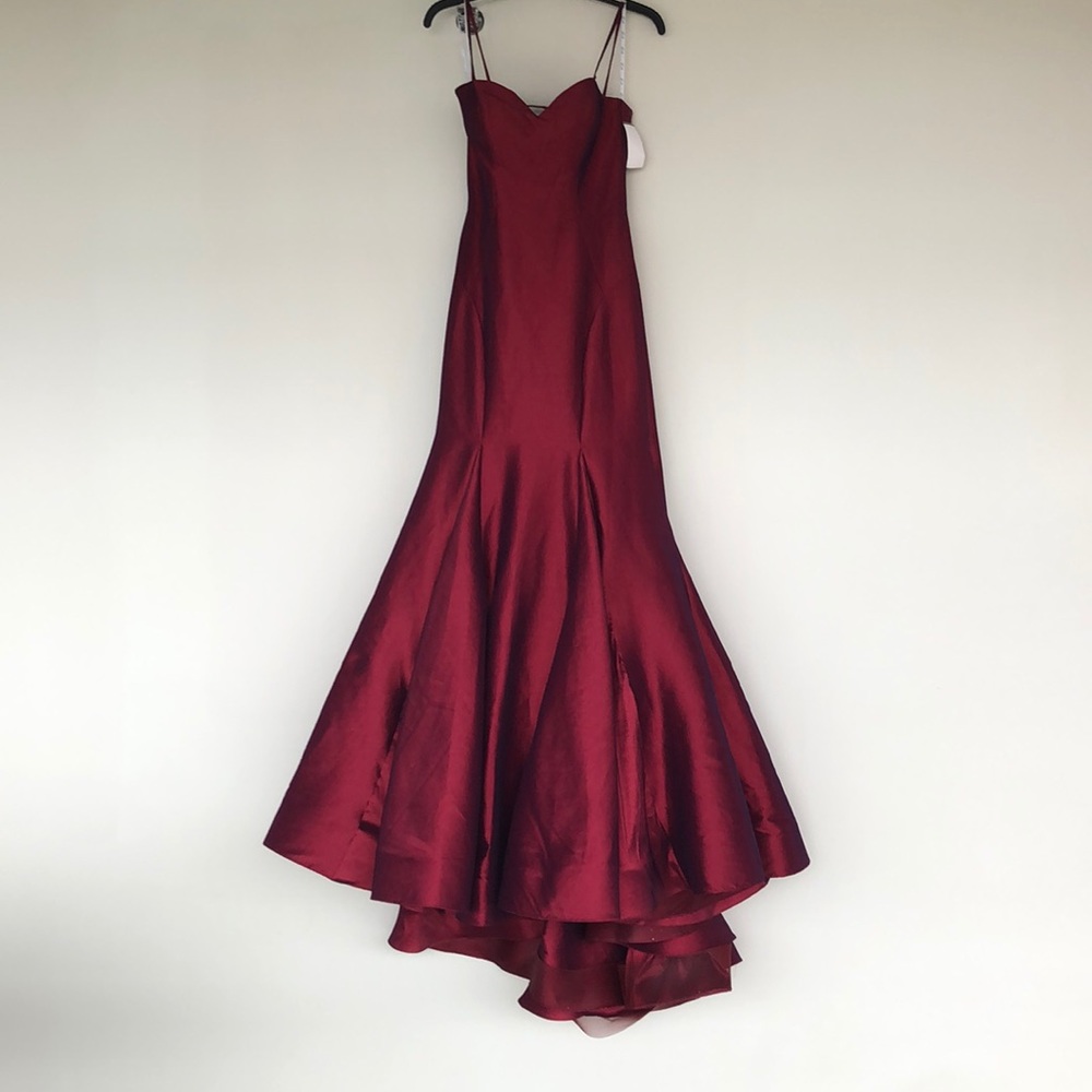 NWT Red/magenta Fit and Flare Evening or Prom Gown